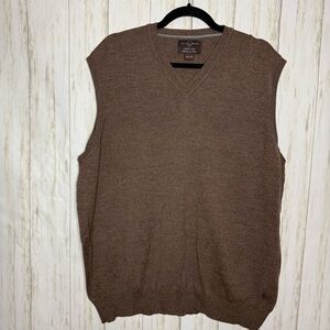 Black Brown 1826 V-Neck XXL Brown Sweater Vest